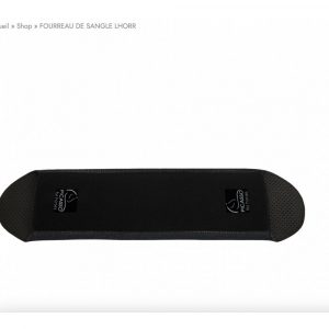 Fourreau de sangle Noir